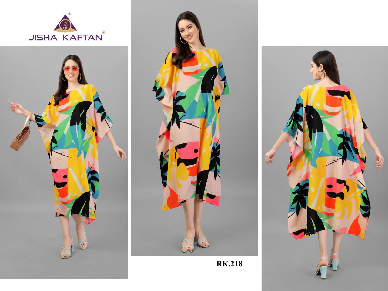 Jelite Rayon Kaftan 3 Printed Wholesale Kaftan Collection